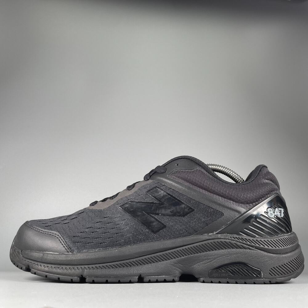 Women's 11 Men's 9.5 New Balance 847v4 Black Walking Shoes Casual Sneakers EUC